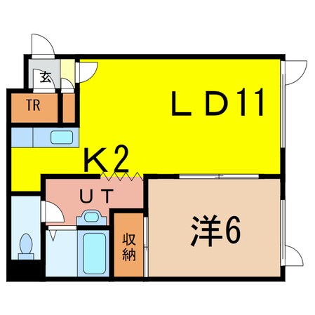 コンフォートⅢの物件間取画像